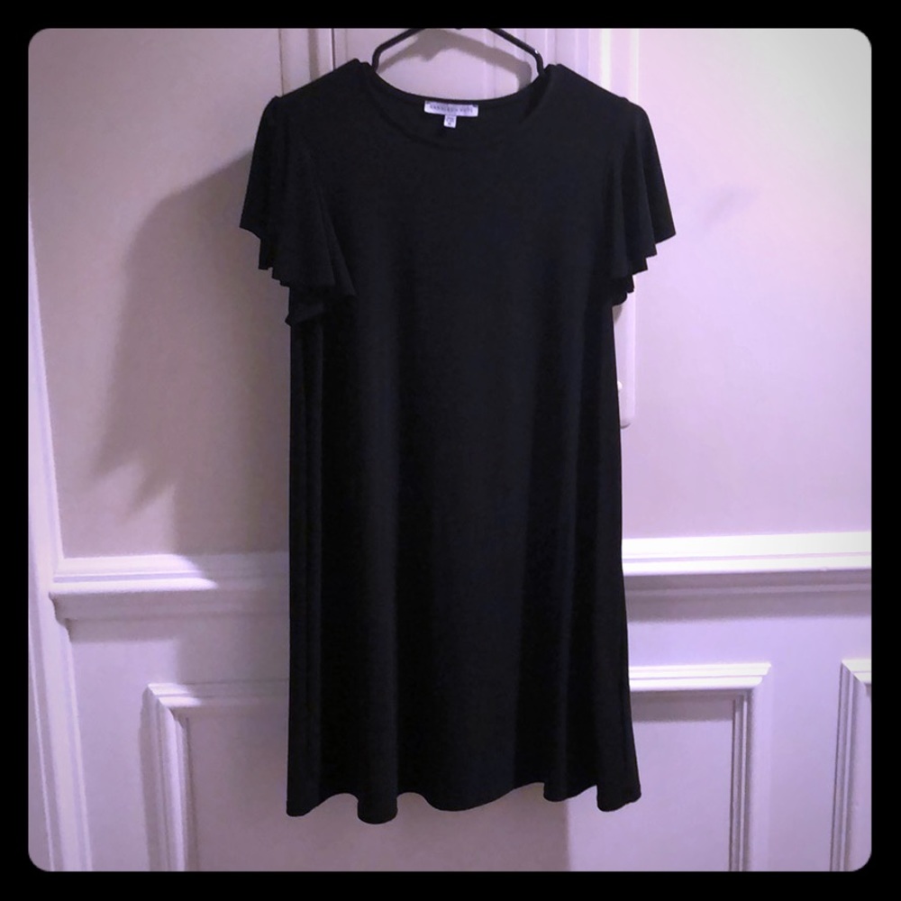 Black cocktail dress